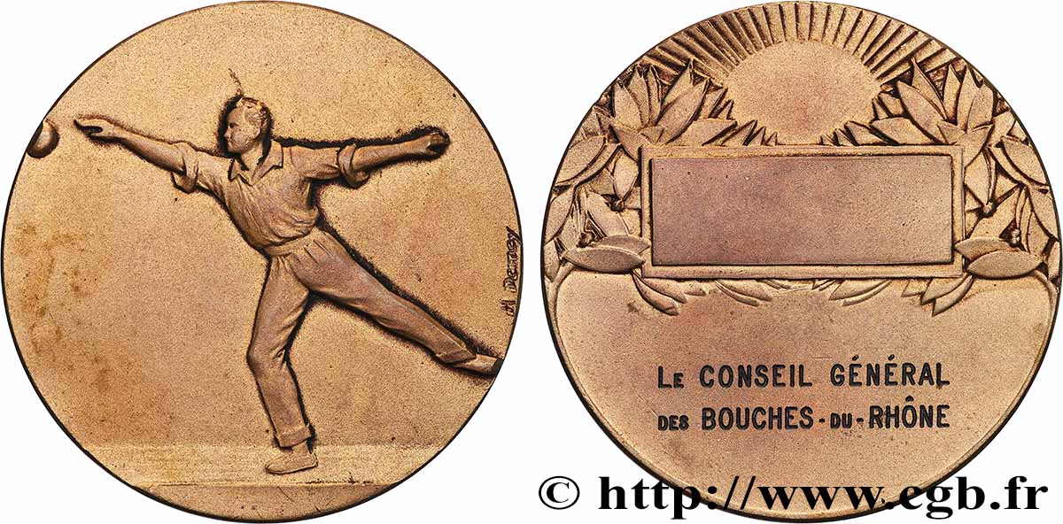 CONSEIL GÉNÉRAL, DÉPARTEMENTAL OU MUNICIPAL - CONSEILLERS Médaille, Conseil général des Bouches-du-Rhône TTB+