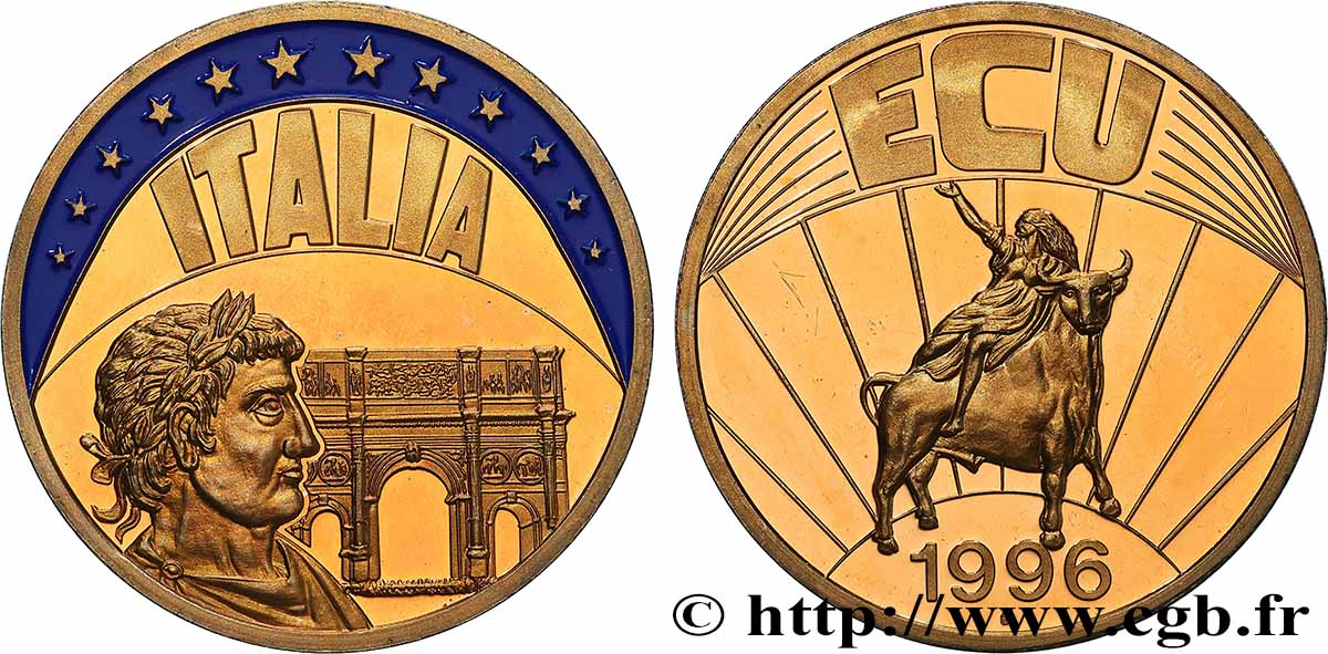 ITALY ECU Europa, Italia Proof set