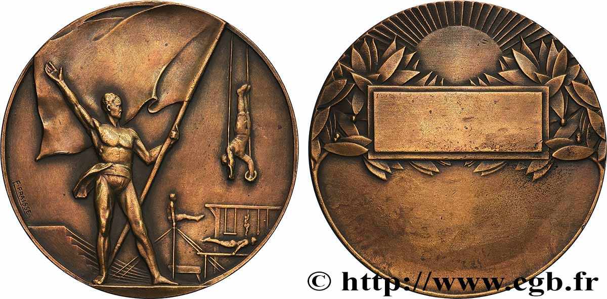 SPORTS Médaille, Gymnastique  AU