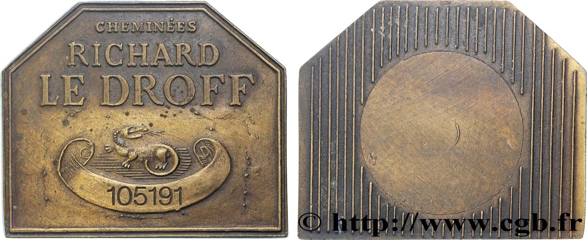 ENTREPRISES, INDUSTRIES ET COMMERCES DIVERS Plaquette, Cheminées Richard Le Droff AU
