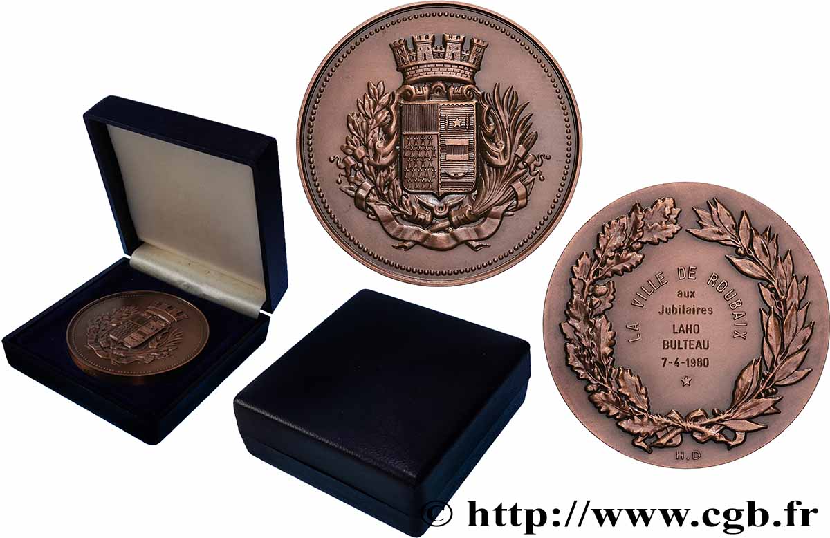 V REPUBLIC Médaille, Aux jubilaires AU