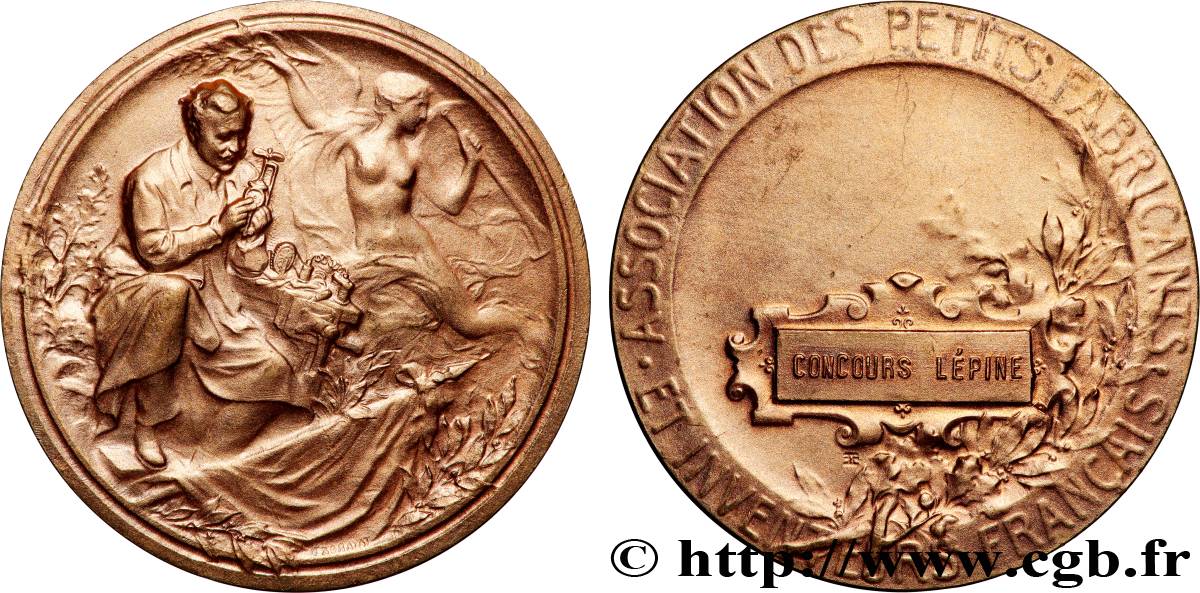 III REPUBLIC Médaille, Concours Lépine AU