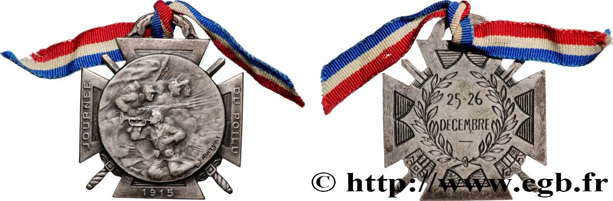 TROISIÈME RÉPUBLIQUE Médaille, Journée du Poilu TTB