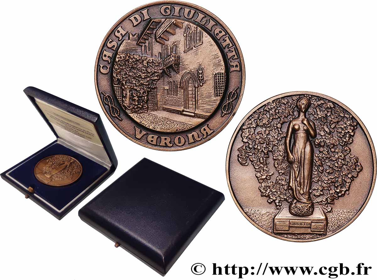 LITTÉRATURE : ÉCRIVAINS/ÉCRIVAINES - POÈTES Médaille, La maison de Juliette SUP