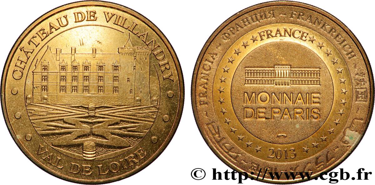 MÉDAILLES TOURISTIQUES Médaille touristique, Château de Villandry TTB+