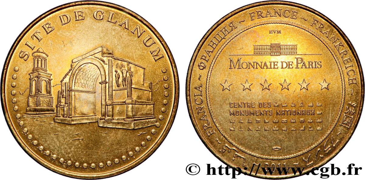 MÉDAILLES TOURISTIQUES Médaille touristique, Site de Glanum SUP