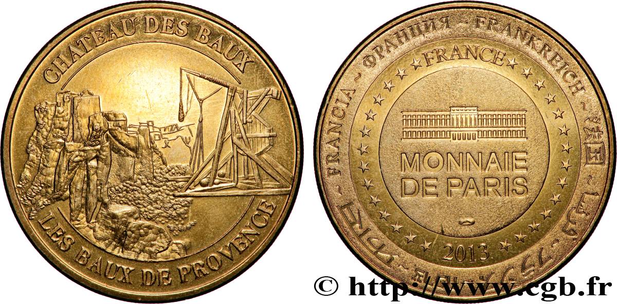 MÉDAILLES TOURISTIQUES Médaille touristique, Château des Baux-de-Provence SUP