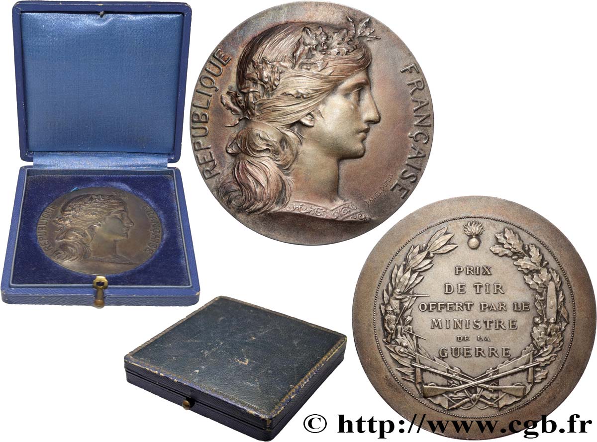 TROISIÈME RÉPUBLIQUE Médaille, Prix de tir offert SUP