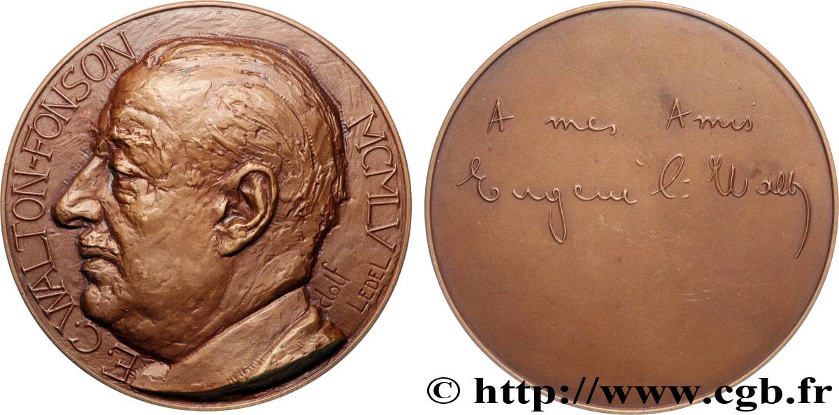 BELGIQUE - ROYAUME DE BELGIQUE - BAUDOUIN Ier Médaille, Eugène C. Walton-Fonson SUP