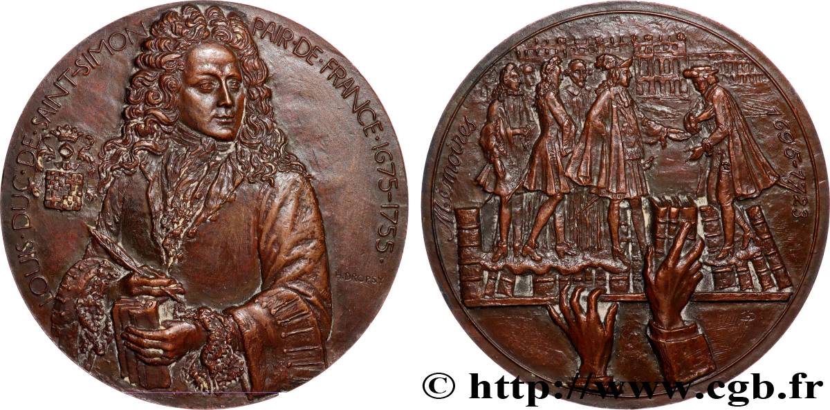 VIERTE FRANZOSISCHE REPUBLIK Médaille, Saint-Simon VZ