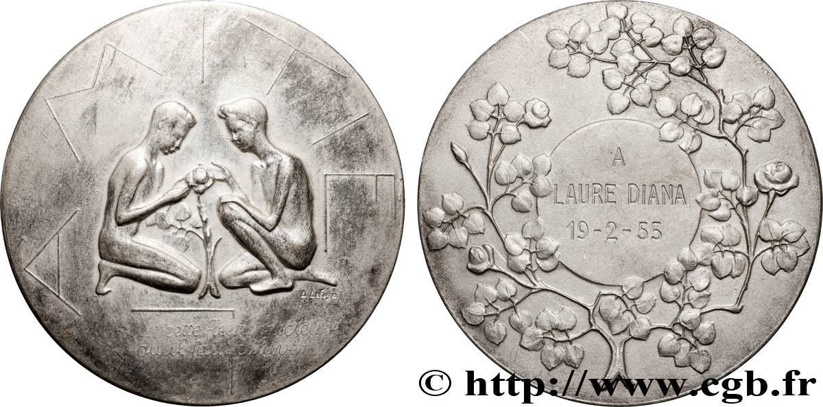 BELGIQUE - ROYAUME DE BELGIQUE - BAUDOUIN Ier Médaille, Cette fleur précieuse TTB+/SUP