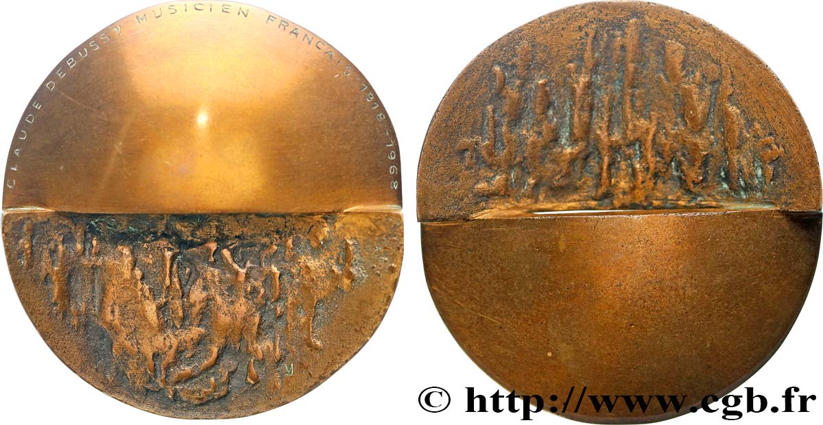 ARTISTES : DANSEURS, MUSICIENS Médaille, Claude Debussy SUP
