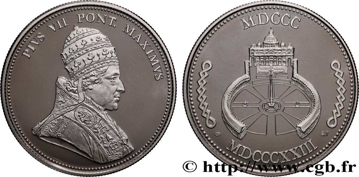 ITALIE - ÉTATS DU PAPE - PIE VII (Barnaba Chiaramonti) Médaille, Pie VII SPL