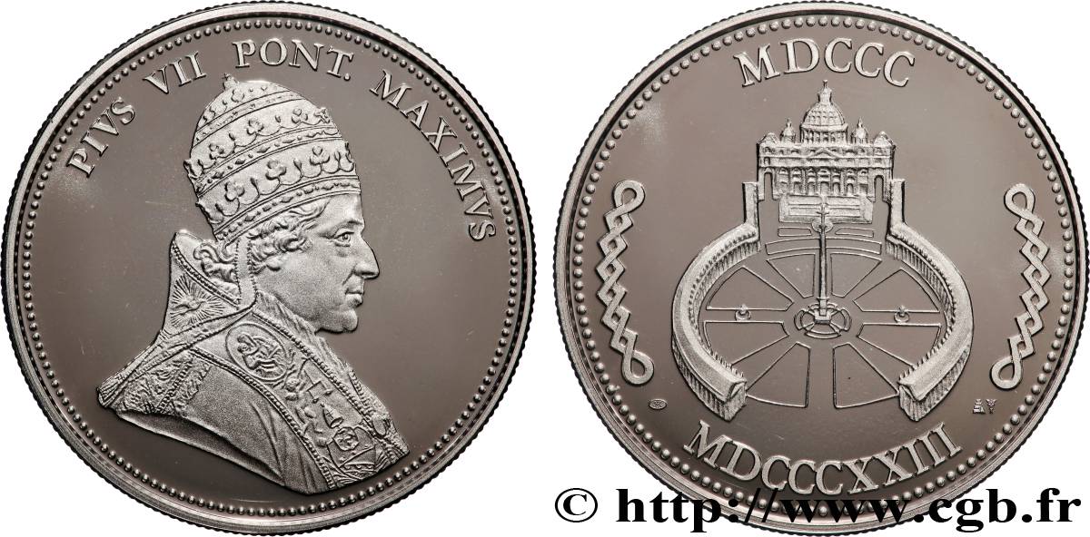 ITALIE - ÉTATS DU PAPE - PIE VII (Barnaba Chiaramonti) Médaille, Pie VII SPL