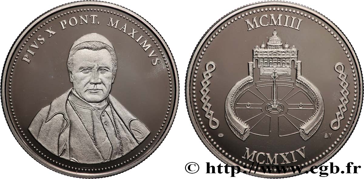 VATICAN ET ÉTATS PONTIFICAUX Médaille, Pie X SPL