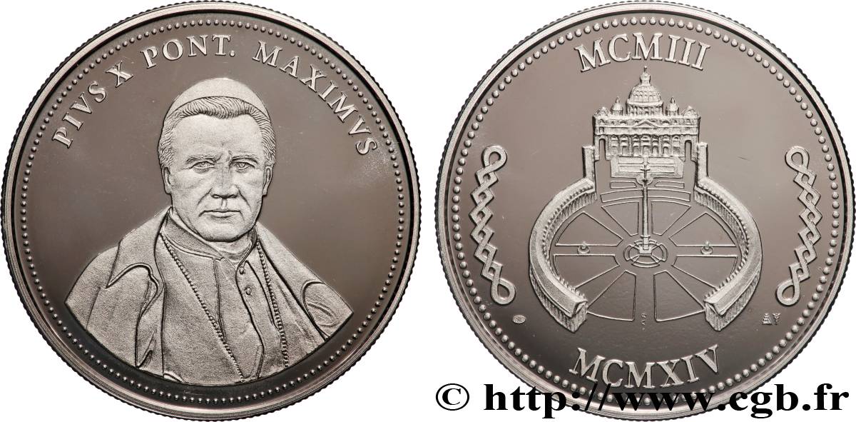 VATICAN AND PAPAL STATES Médaille, Pie X MS