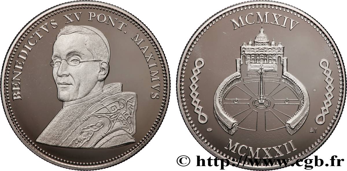 VATICAN ET ÉTATS PONTIFICAUX Médaille, Benoît XV SPL