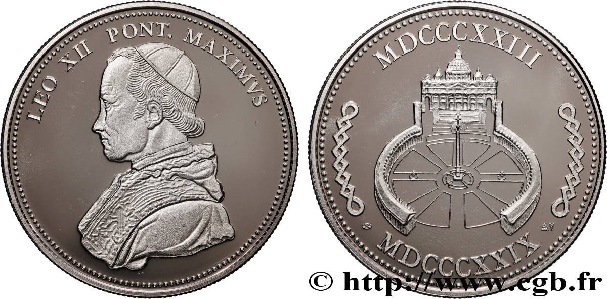 ITALIE - ÉTATS DU PAPE - LÉON XIII (Vincenzo Gioacchino Pecci) Médaille, Léon XII SPL