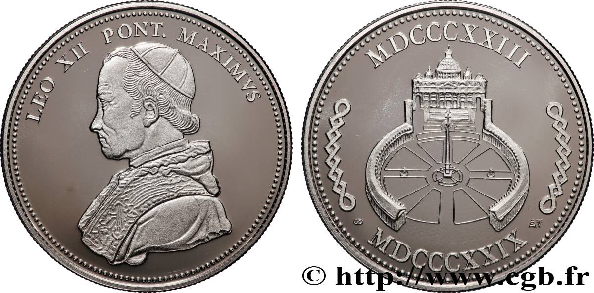 ITALIE - ÉTATS DU PAPE - LÉON XIII (Vincenzo Gioacchino Pecci) Médaille, Léon XII SPL