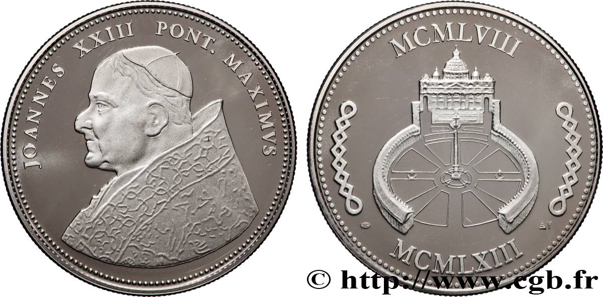 ITALIE - ÉTATS DU PAPE - JEAN XXIII (Angelo Guiseppe Roncalli) Médaille, Jean XXIII SPL