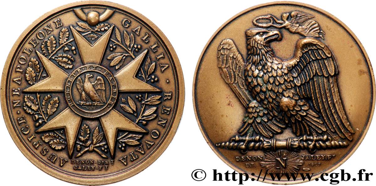 PREMIER EMPIRE Médaille de récompense, refrappe SUP