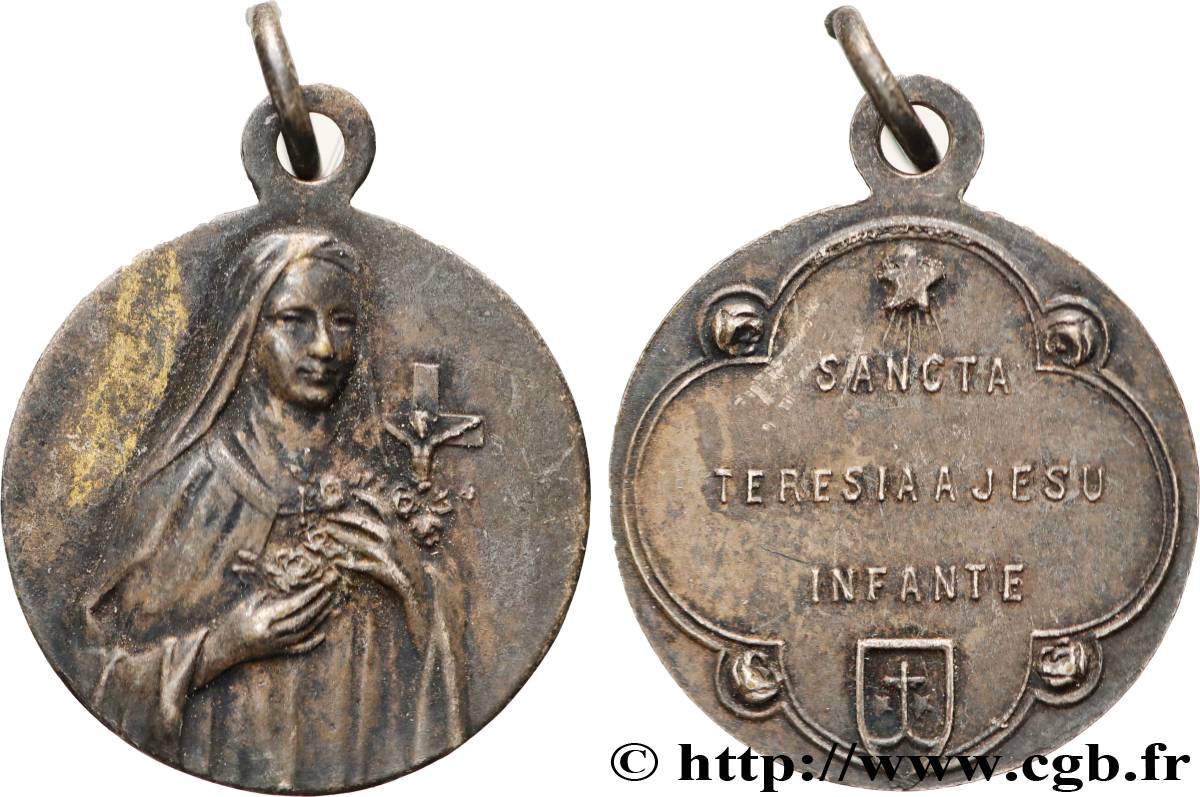 MÉDAILLES RELIGIEUSES Médaille, Sainte Thérèse de l’enfant Jésus XF