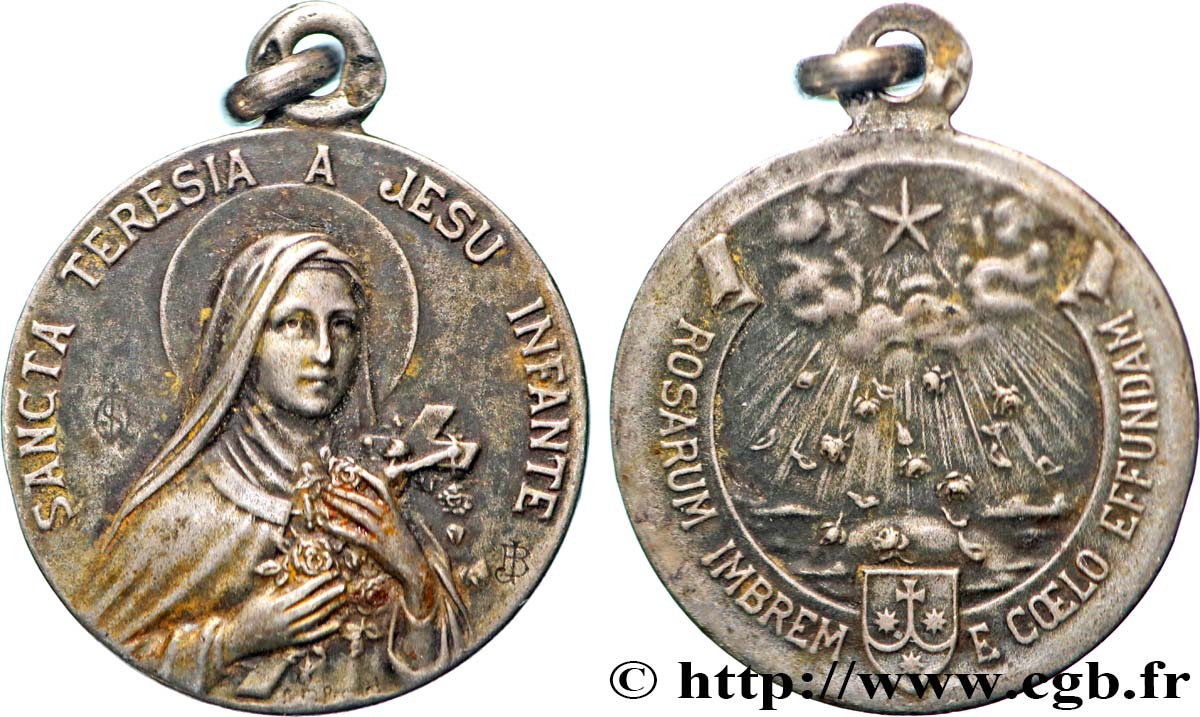 MÉDAILLES RELIGIEUSES Médaille, Sainte Thérèse de l’enfant Jésus XF
