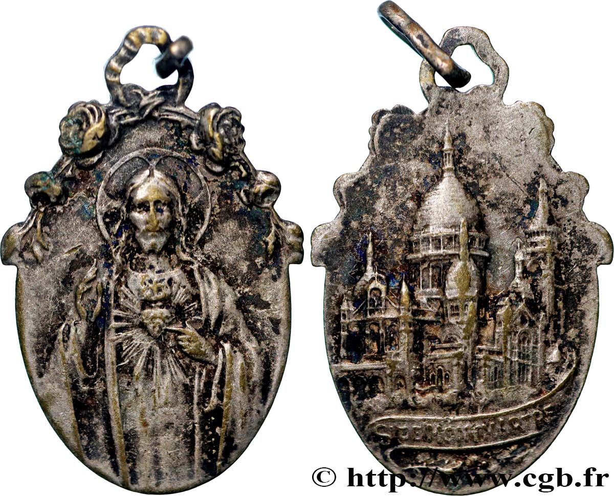 MÉDAILLES RELIGIEUSES Médaille, Basilique du Sacré-Cœur de Montmartre VF