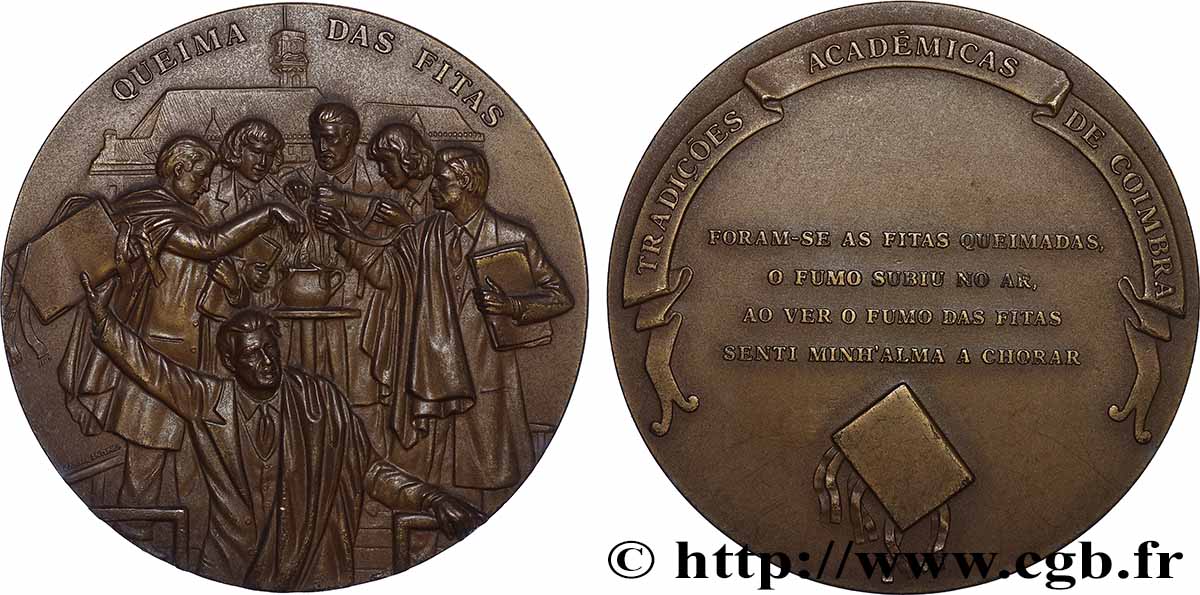 PORTUGAL Médaille, Queima das Fitas TTB+