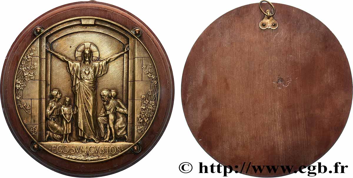 MÉDAILLES RELIGIEUSES Médaille, Le Christ gardien XF