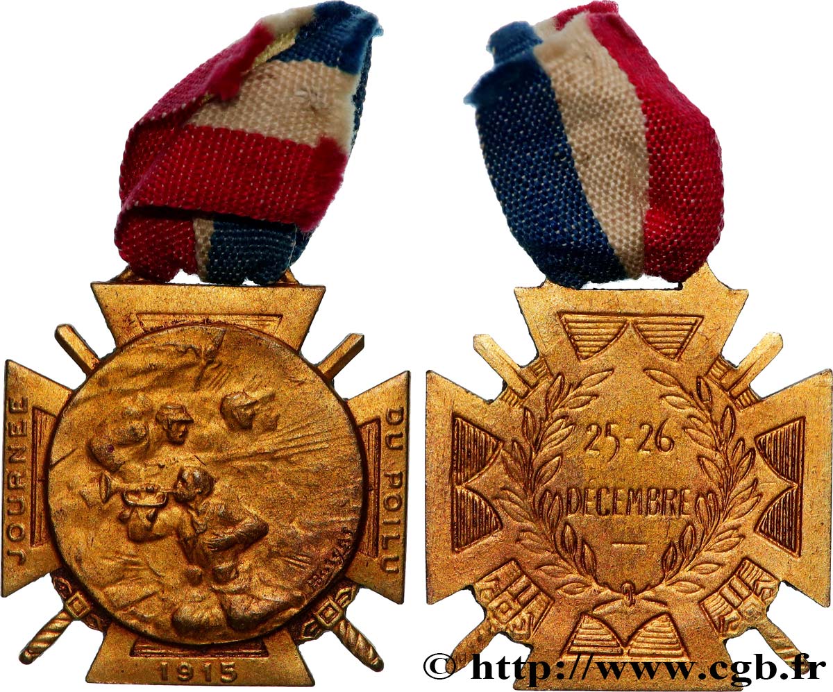 TERZA REPUBBLICA FRANCESE Médaille, Journée du Poilu q.SPL