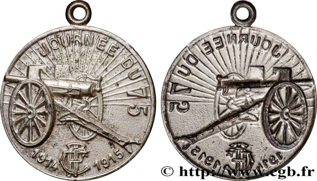 III REPUBLIC Médaille, Journée du 75 XF