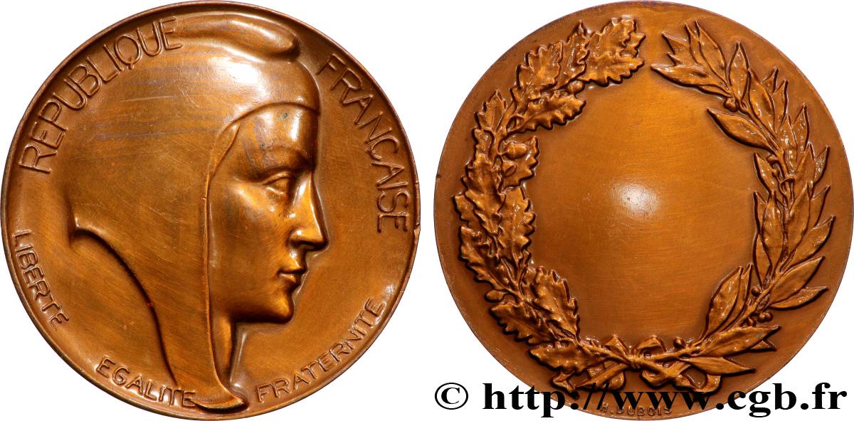 QUATRIÈME RÉPUBLIQUE Médaille, République TTB+/SUP