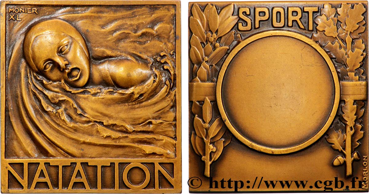 ETAT FRANÇAIS Plaquette, Natation EBC
