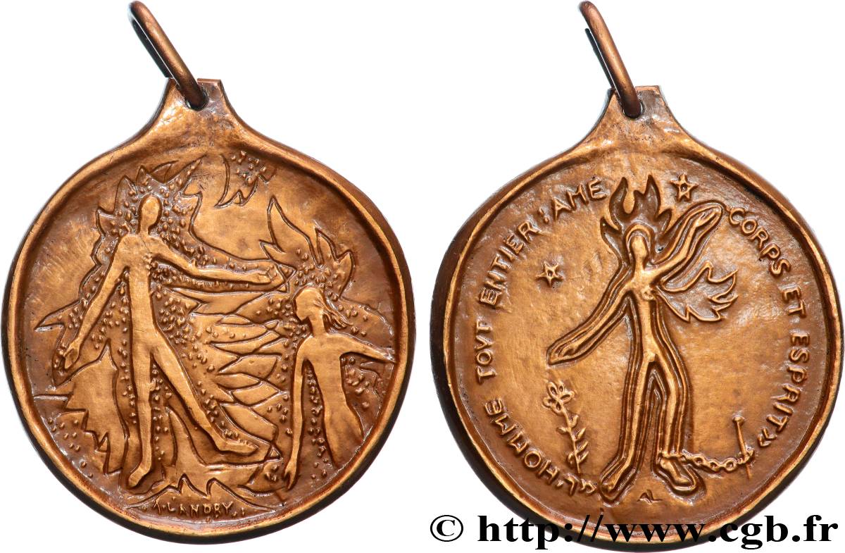 CINQUIÈME RÉPUBLIQUE Médaille, Prédestination SUP