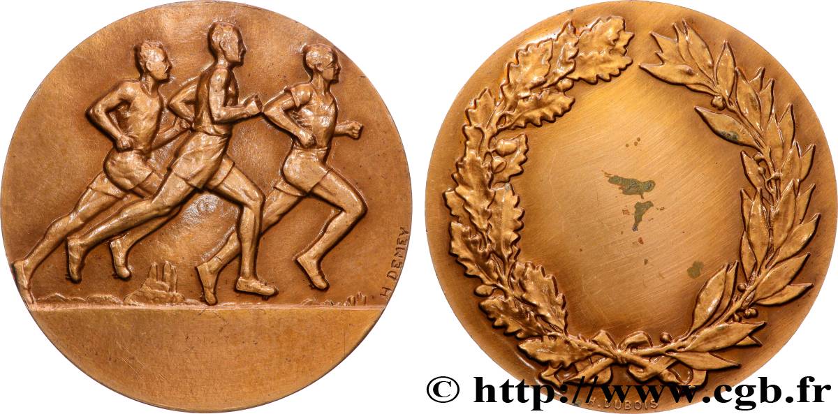 DRITTE FRANZOSISCHE REPUBLIK Médaille, Coureurs n°3 VZ