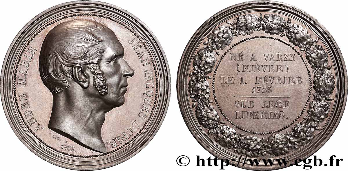 LOUIS-PHILIPPE I Médaille, André Dupin AU