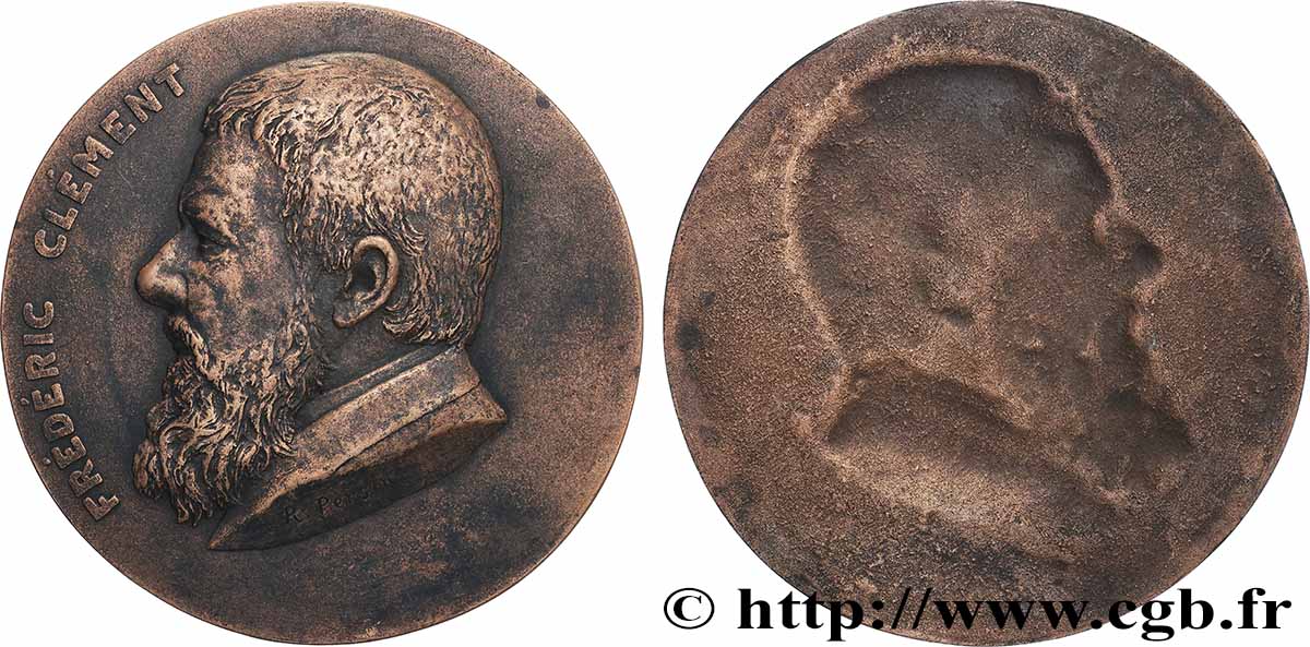 TROISIÈME RÉPUBLIQUE Fonte, Frédéric Clément, tirage uniface TTB+