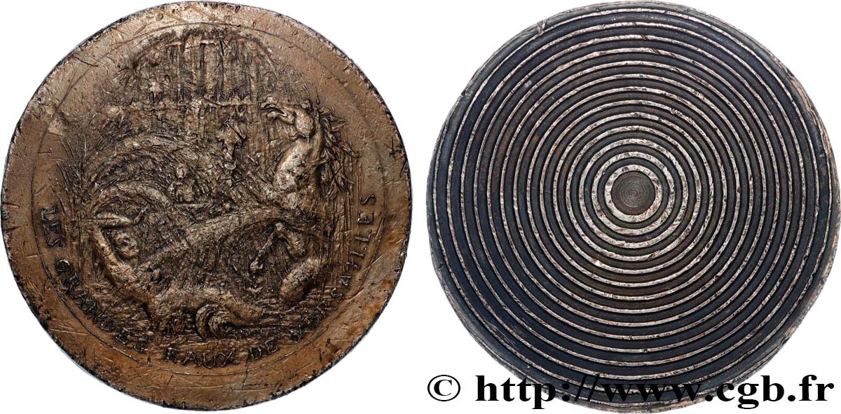 V REPUBLIC Médaille, Grandes eaux de Versailles, Épreuve de contrôle VF