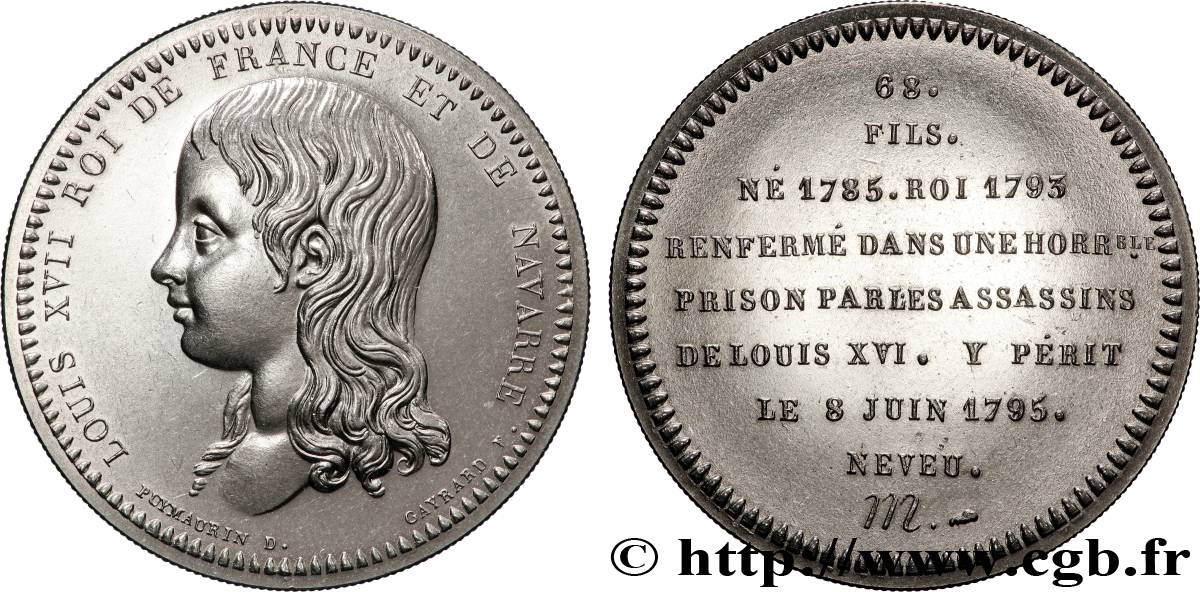 SÉRIE MÉTALLIQUE DES ROIS DE FRANCE Médaille, Louis XVIII - 68 - refrappe ultra-moderne MS