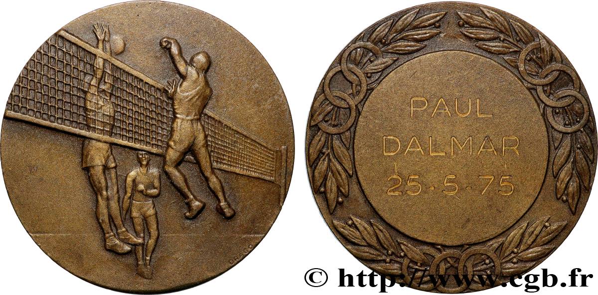 QUINTA REPUBBLICA FRANCESE Médaille, Volley q.SPL