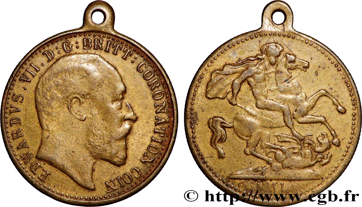 GRANDE-BRETAGNE - GEORGES V Médaille, Couronnement BB/q.BB