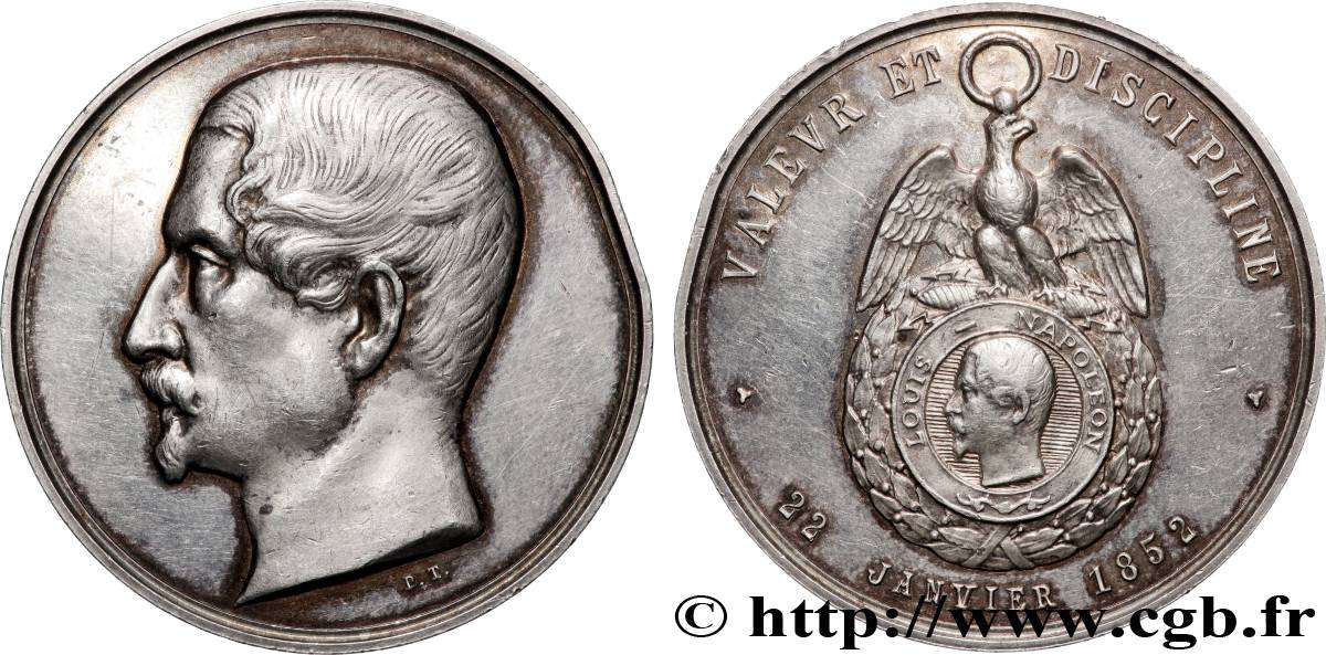 DEUXIÈME RÉPUBLIQUE Médaille, Institution de la médaille militaire TTB+