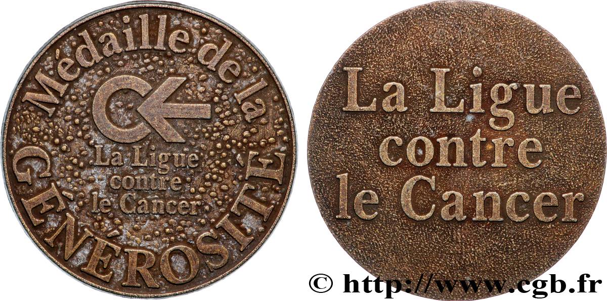 PRIX ET RÉCOMPENSES Médaille, Ligue contre le Cancer AU