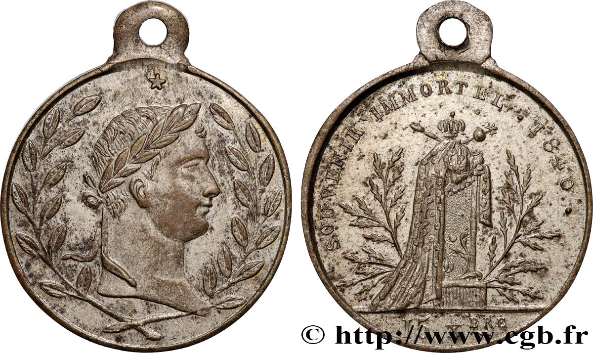 LUDWIG PHILIPP I Médaille, souvenir napoléonien SS