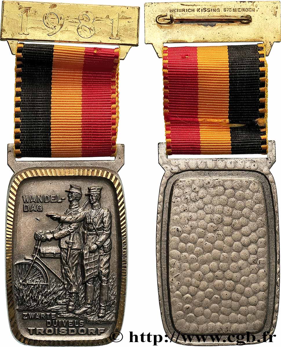 BELGIQUE - ROYAUME DE BELGIQUE - BAUDOUIN Ier Plaquette, Journées de marche AU