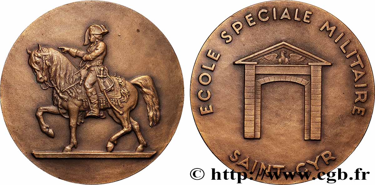 TERZA REPUBBLICA FRANCESE Médaille, École spéciale militaire de Saint-Cyr SPL