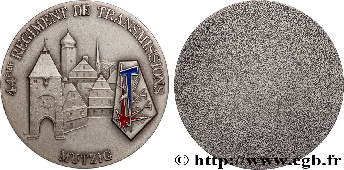 FUNFTE FRANZOSISCHE REPUBLIK Médaille, 44ème régiment de transmissions fVZ