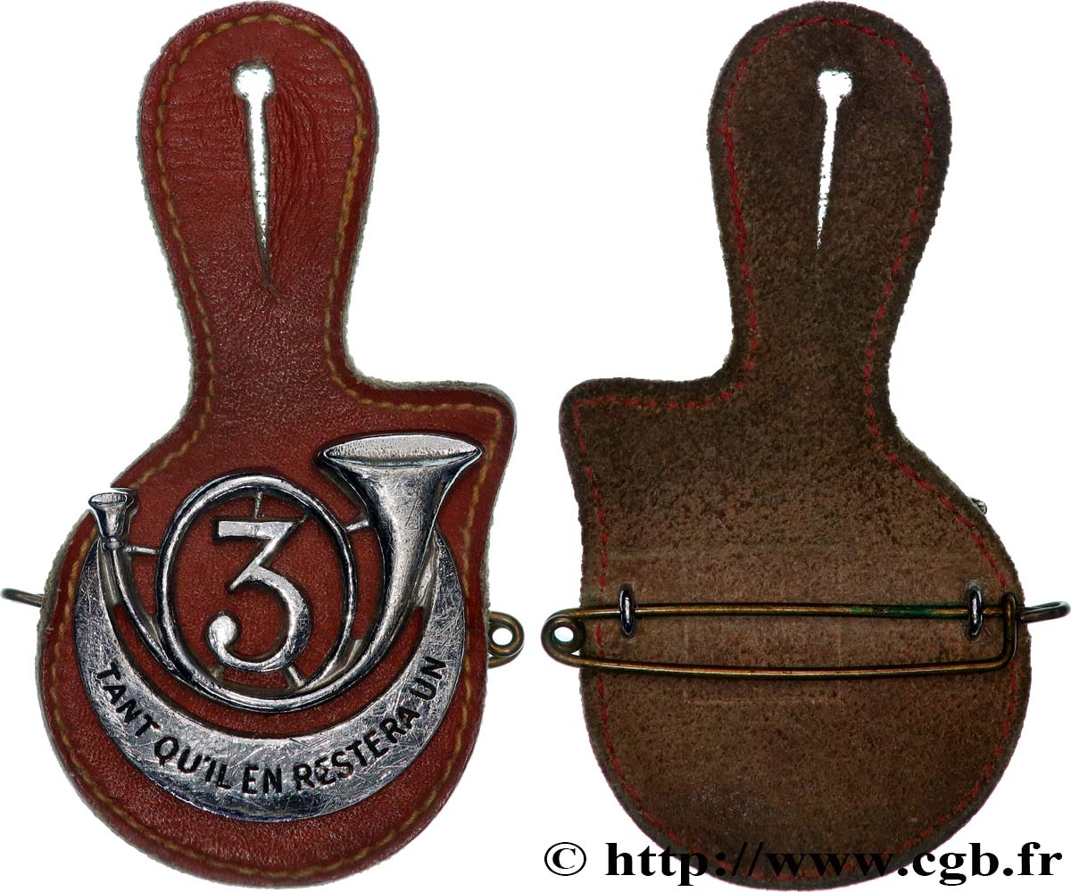 ALGERIEN Insigne, 3e régiment de chasseurs d’Afrique fVZ