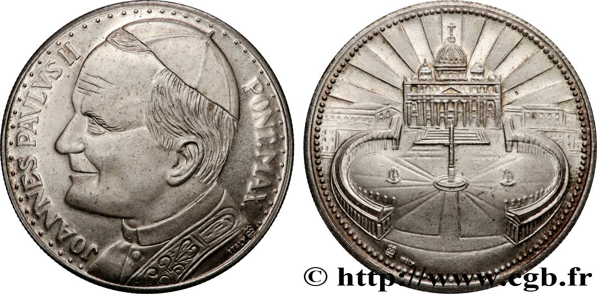 JEAN-PAUL II (Karol Wojtyla) Médaille, Basilique Saint Pierre fVZ
